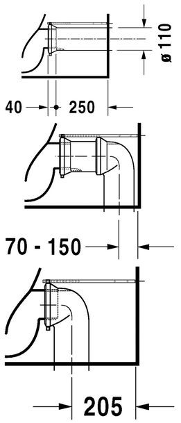 Duravit Starck 3 muszla WC Big Toilet stojąca typu kompakt biały alpin wondergliss 21040900001
