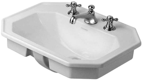 Duravit Seria 1930 umywalka wpuszczana w blat 58cm 58x47 biały alpin 0476580000