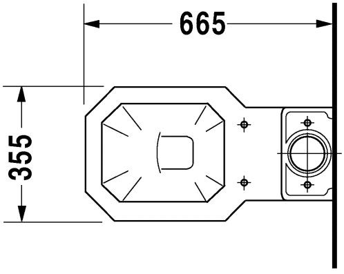 Duravit Seria 1930 muszla stojąca typu kompakt biały alpin wondergliss 02270900001