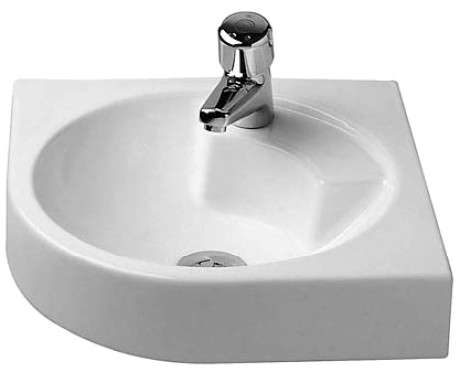 Duravit Architec umywalka narożna 63,5cm 63,5x54 biały alpin 0448450000