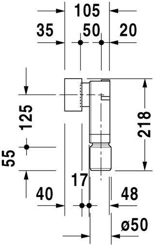 Duravit syfon podtynkowy 0050441000