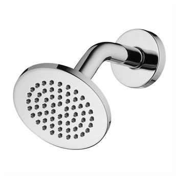 Ideal Standard Rain deszczownica okrągła metalowa 10cm z ramieniem chrom B9436AA