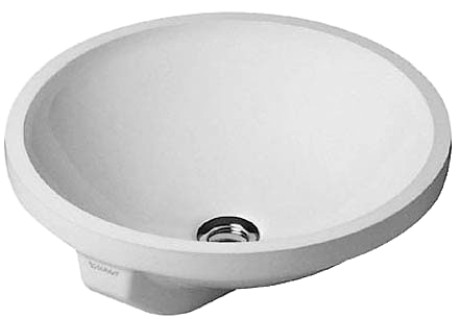 Duravit Architec umywalka podblatowa 40cm 40x40 biały alpin 0468400000