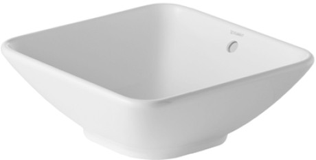 Duravit Bacino umywalka stawiana na blat 42cm 42x42 biały alpin 0333420000