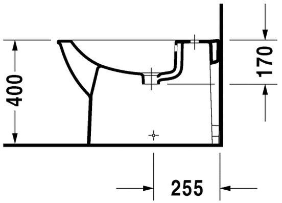 Duravit Darling New bidet stojący biały alpin 2251100000