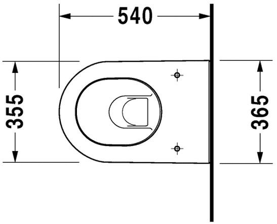 Duravit Darling New muszla wisząca biały alpin wondergliss 25450900001