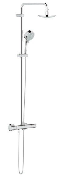 Grohe Tempesta Cosmopolitan system zestaw prysznicowy termostatyczny z deszczownicą chrom 27922