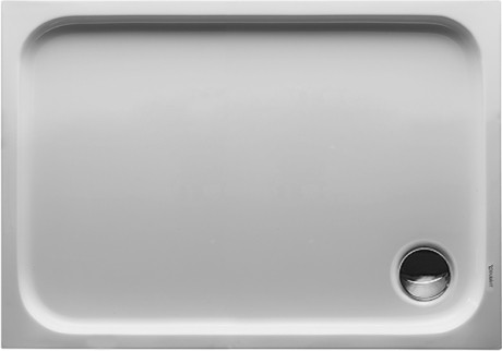Duravit D-Code brodzik prostokątny 100x70 biały alpin 720093000000000