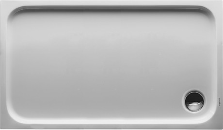Duravit D-Code brodzik prostokątny 120x70 biały alpin antislip 720094000000001