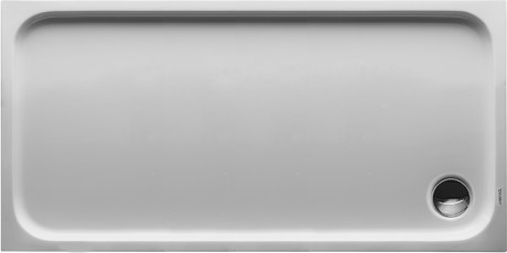 Duravit D-Code brodzik prostokątny 140x70 biały alpin antislip 720095000000001