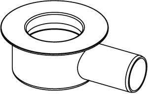 Tece Drainline kolano odpływowe z syfonem 120mm 6 500 01