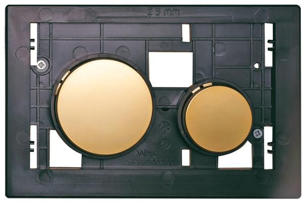 Tece Loop płytka przycisk spłukujący do stelaża WC złoty 9240668