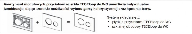 Tece Loop płytka przycisk spłukujący do stelaża WC złoty 9240668