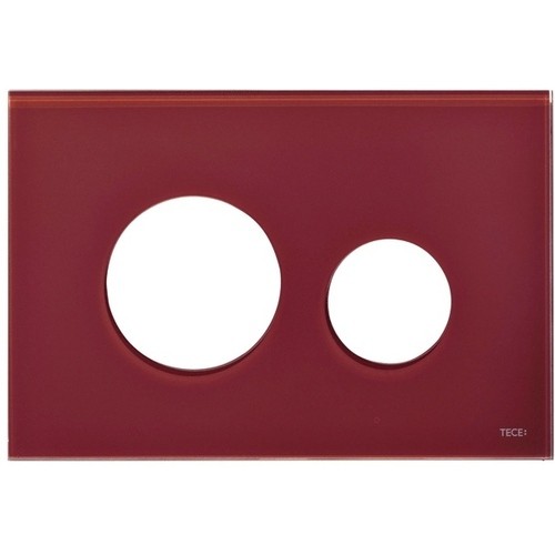 Tece Loop obudowa płytka szklana do przycisków rubinowa czerwień 9240679