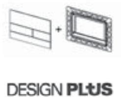 Tece Profil ramka montażowa do przycisków wpłukujących do WC czarna 9.240.647