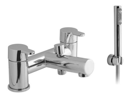 Vado Sense bateria wannowa dwuotworowa z zestawem chrom SEN-130+K-C/P