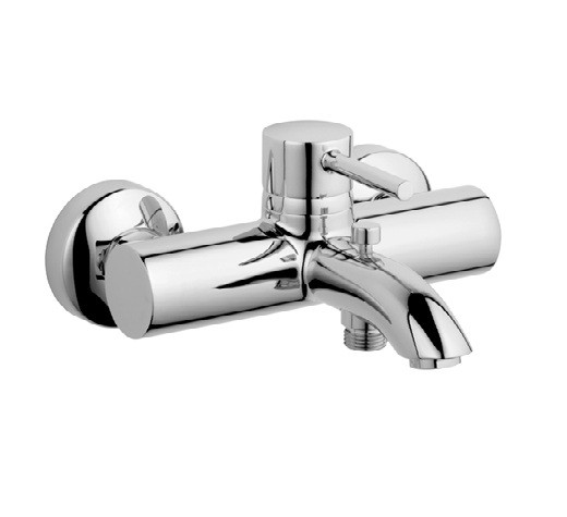 Kludi Bozz jednouchwytowa bateria wannowo-prysznicowa ścienna chrom 386910576