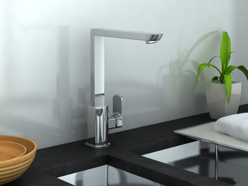 Kohlman Foxal bateria kuchenna zlewozmywakowa chrom QB140F