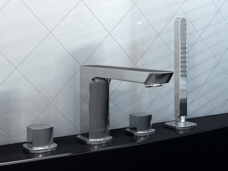 Kohlman Foxal bateria wannowa 4-otworowa chrom QB240F