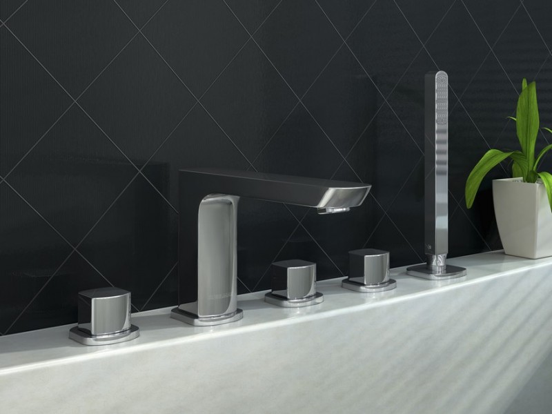 Kohlman Foxal bateria wannowa 5-otworowa chrom QB242F