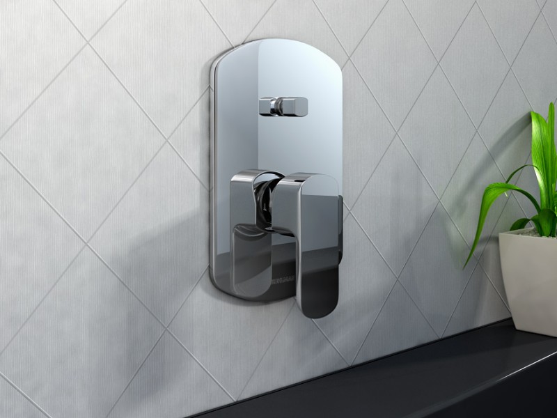 Kohlman Foxal bateria wannowo-prysznicowa podtynkowa chrom QW210F