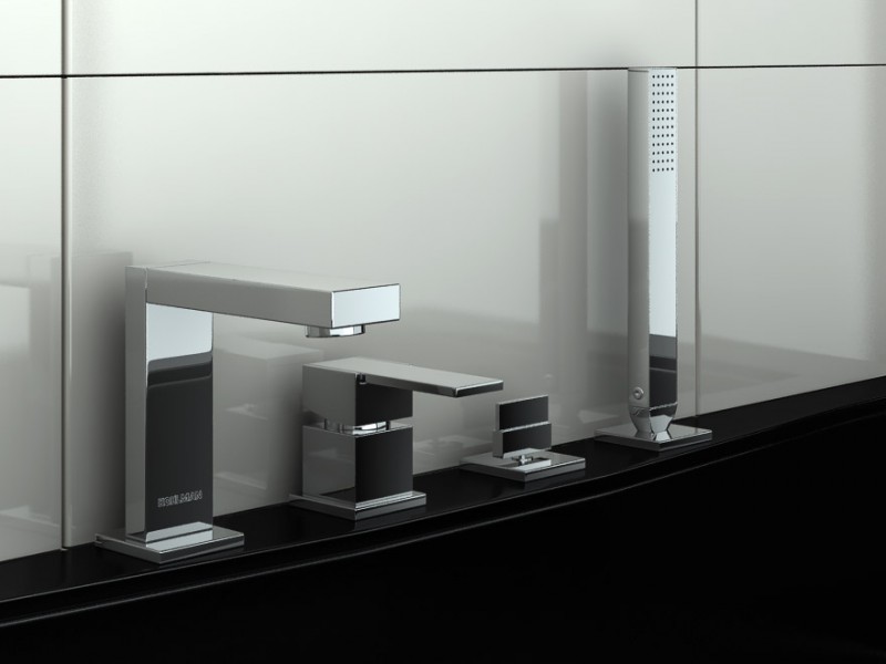 Kohlman Excelent bateria wannowa 4-otworowa chrom QB243H