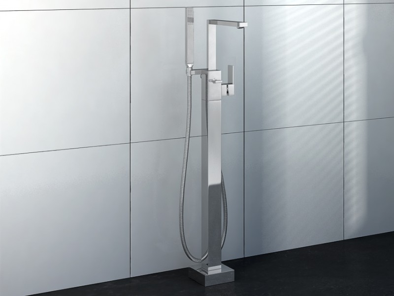 Kohlman Excelent bateria wannowa podłogowa chrom QF1165H