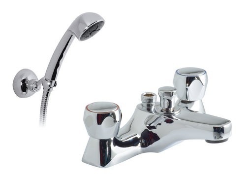 Axces by Vado Astra bateria wannowa dwuotworowa z zestawem chrom AX-AST-330+K-CP