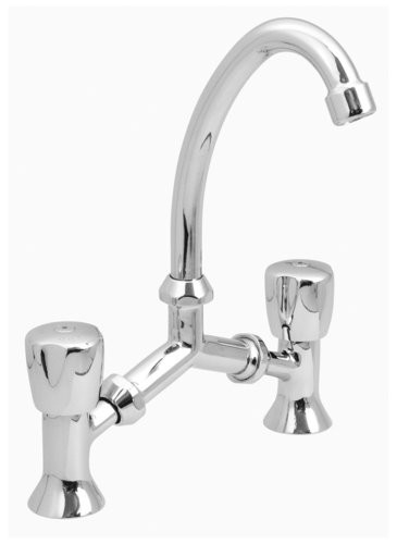 Vado Warwick bateria kuchenna zlewozmywakowa regulowana na podporach chrom WAR-207-C/P