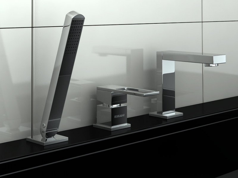 Kohlman Nexen bateria wannowa 3-otworowa chrom QB241U