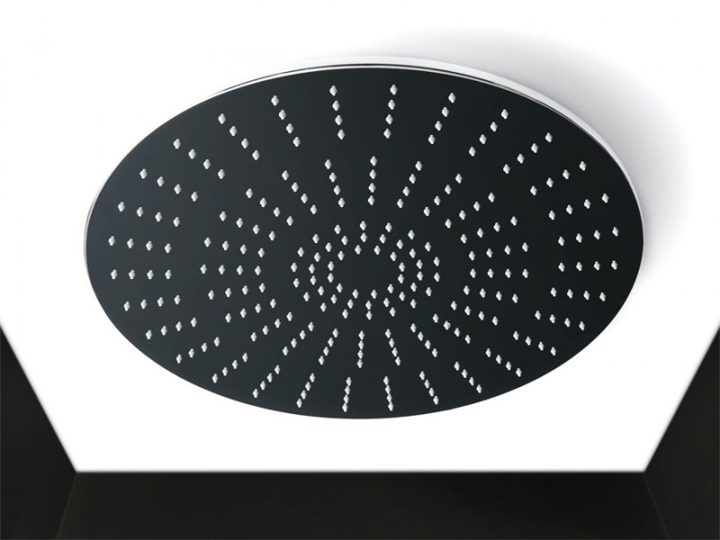 Kohlman R50 deszczownica okrągła 50x50 z ramieniem sufitowym chrom R50