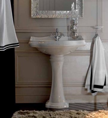 Kerasan Retro umywalka 73x54 biały 104701