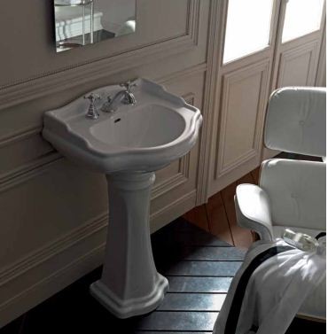 Kerasan Retro umywalka 55x46,5 biały 104501