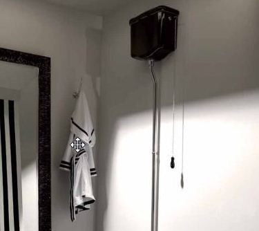 Kerasan Retro mechanizm do spłuczki górnopłuk brąz bronzo 750193 / 754593