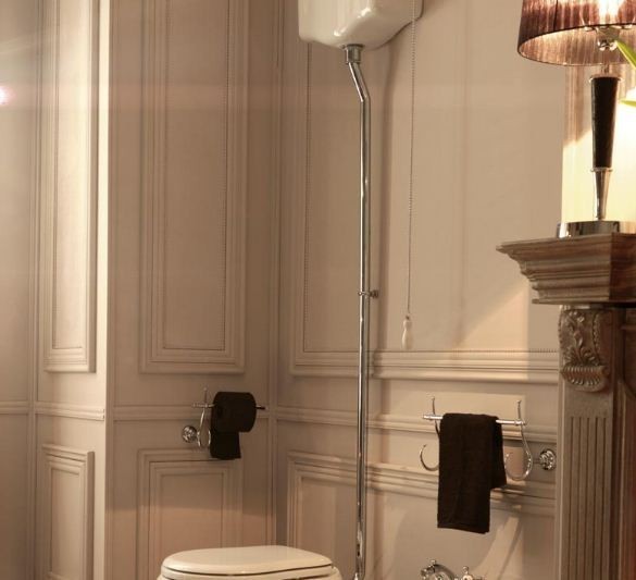 Kerasan Retro rura łącząca górnopłuk z muszlą brąz bronzo 754793