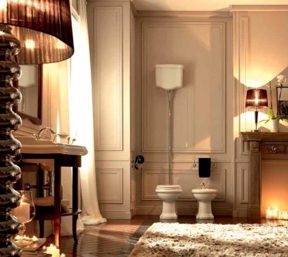 Kerasan Retro rura łącząca górnopłuk z muszlą brąz bronzo 754793