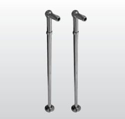 Kerasan Retro nogi podłogowe do baterii wannowej złoty gold oro 739591