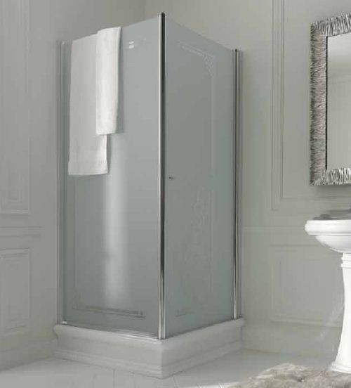 Kerasan Retro brodzik kwadratowy ceramiczny 90x90 biały 1338