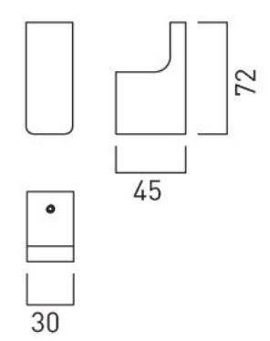Vado Shama haczyk łazienkowy chrom SHA-186-C/P