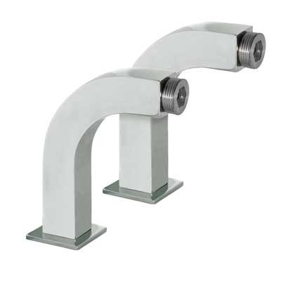 Tres Cuadro kolanko do baterii wannowej chrom 299.870.02