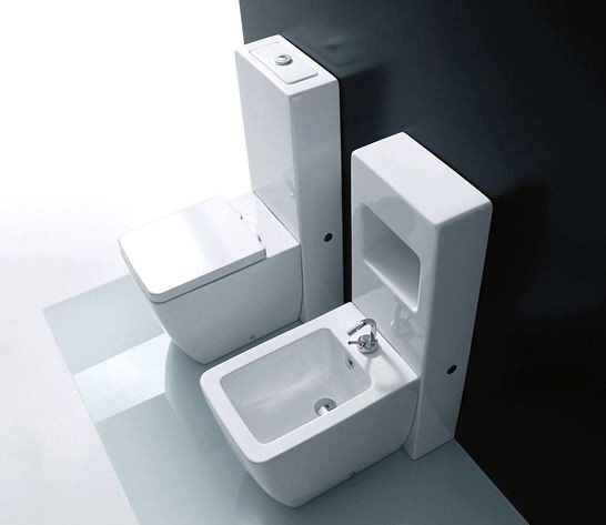 Kerasan panel ceramiczny z półką do bidetu biały 2482