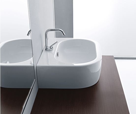 Kerasan Flo umywalka 50x40 biały 3141