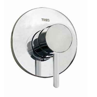 Tres Alplus bateria podtynkowa natryskowa chrom 203.177.01
