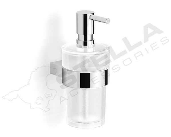 Stella Soul dozownik do mydła w płynie szkło matowe chrom 06423