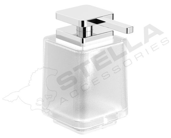 Stella Next dozownik do mydła w płynie szkło matowe chrom 08423