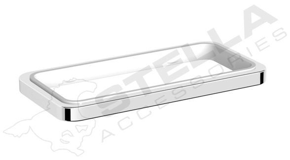 Stella Next uchwyt podwójny nablatowy chrom 08416