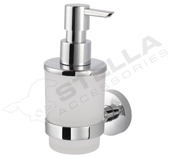 Stella Classic dozownik do mydła w płynie szkło matowe chrom 07425