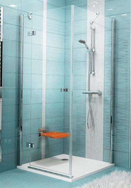 Ravak SmartLine SMPS-80 P ścianka stała prawa do drzwi chrom przeźroczyste ANTICALC 9SP40A00Z1