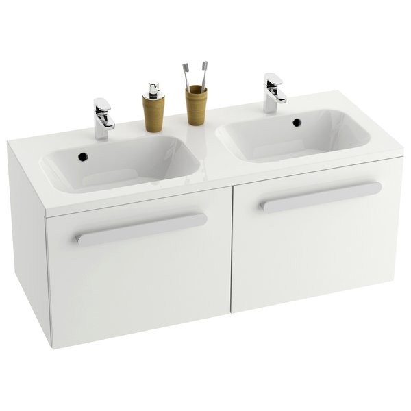 Ravak Chrome SD 1200 szafka pod umywalkę podwójną biały X000000536