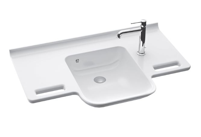 Marmorin Uni umywalka dla osób starszych i niepełnosprawnych Mineralicast 550 085 020 011